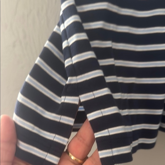 Ralph Lauren Black and White Polo Shirt with Classic Stripes 146 - Picture 3 of 6